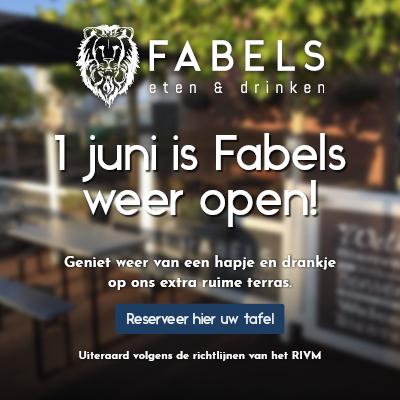 1 juni is Fabels weer open!